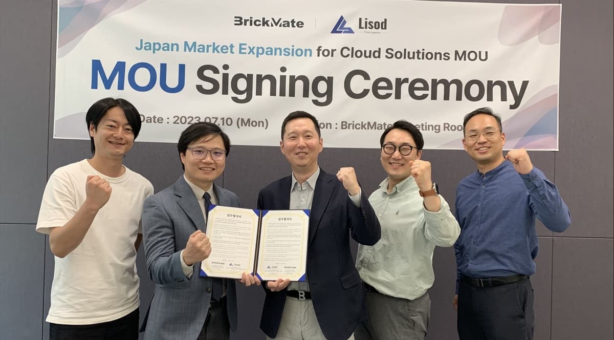 Lễ ký kết MOU giữa Brickmate và Lisod