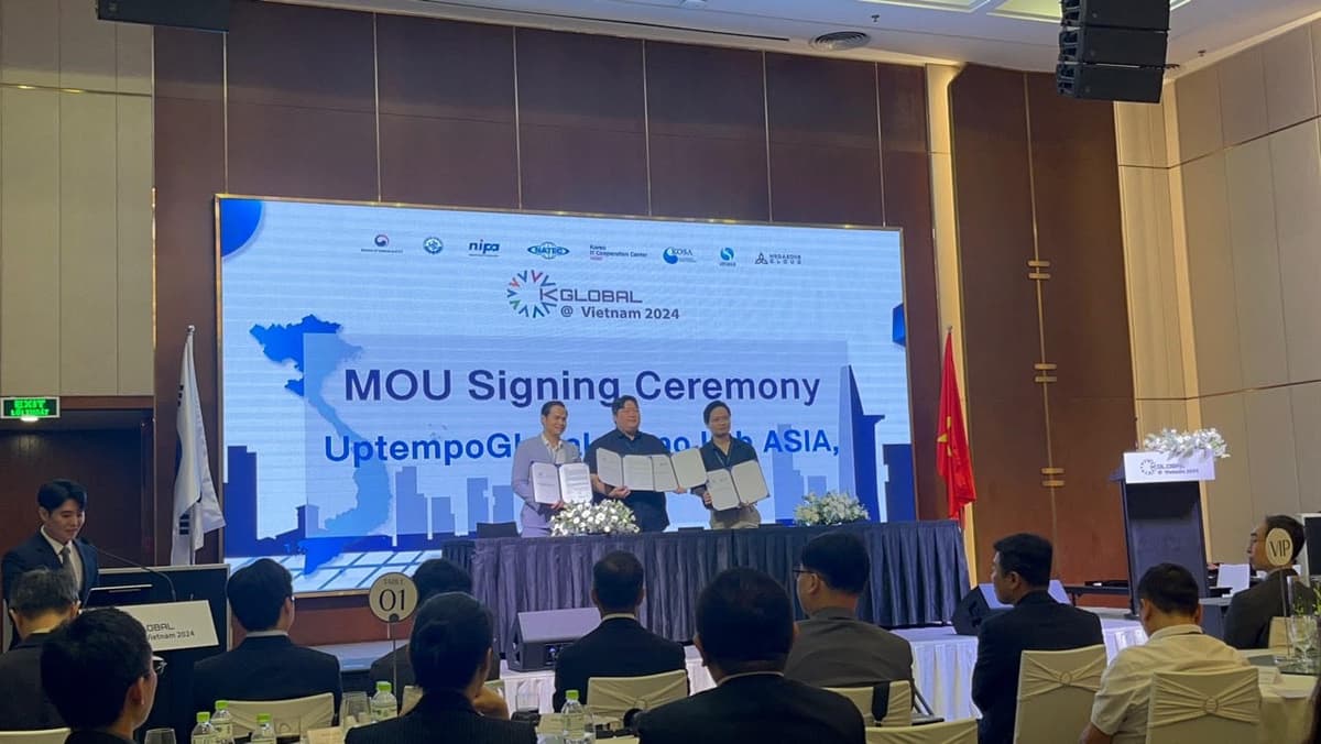 Lễ ký kết MOU Lisod Vietnam - Uptempo Inc